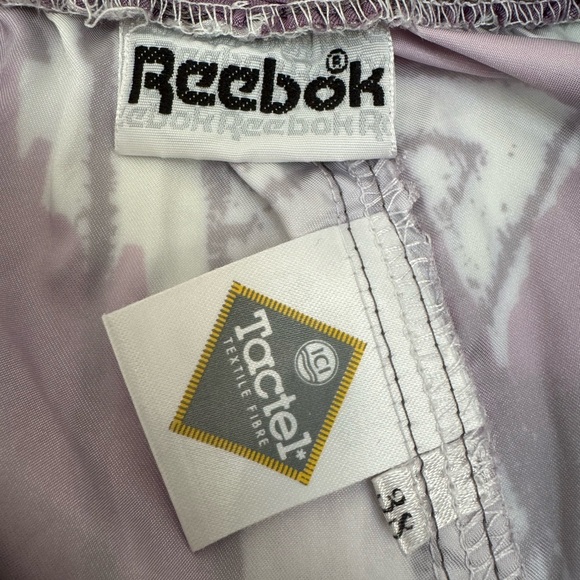 Reebok Athletic Shorts in Purple & Green Pattern, Size M - Picture 2 of 6